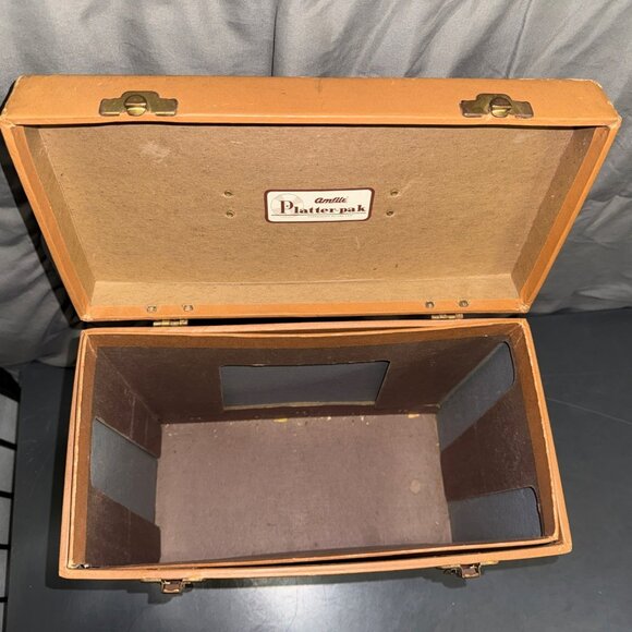 Vintage Platter Pak Record Case 12” Vinyl Records 1950’s 1960’s Plus ACCEPTABLE - Picture 5 of 16